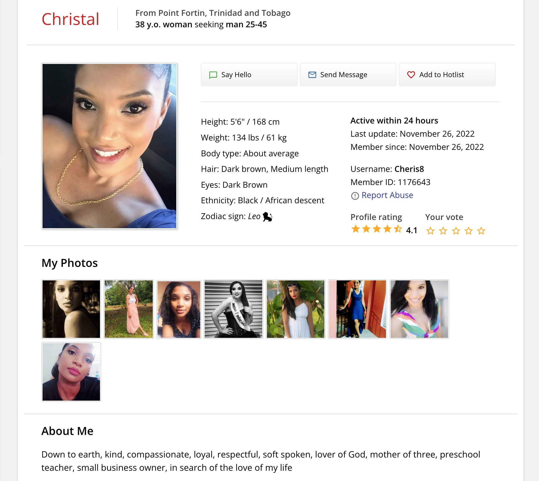 Rose Brides girl profile