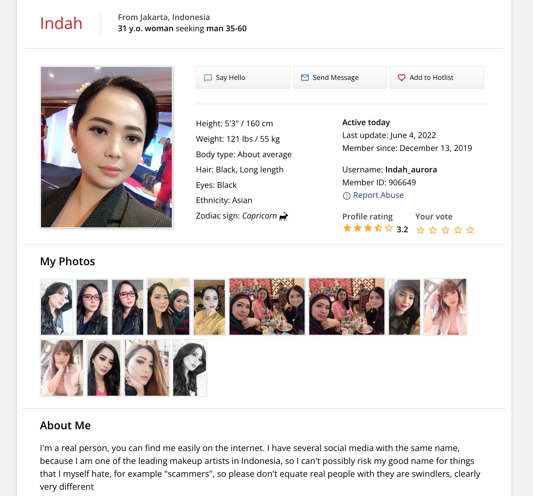 Rose Brides girl profile