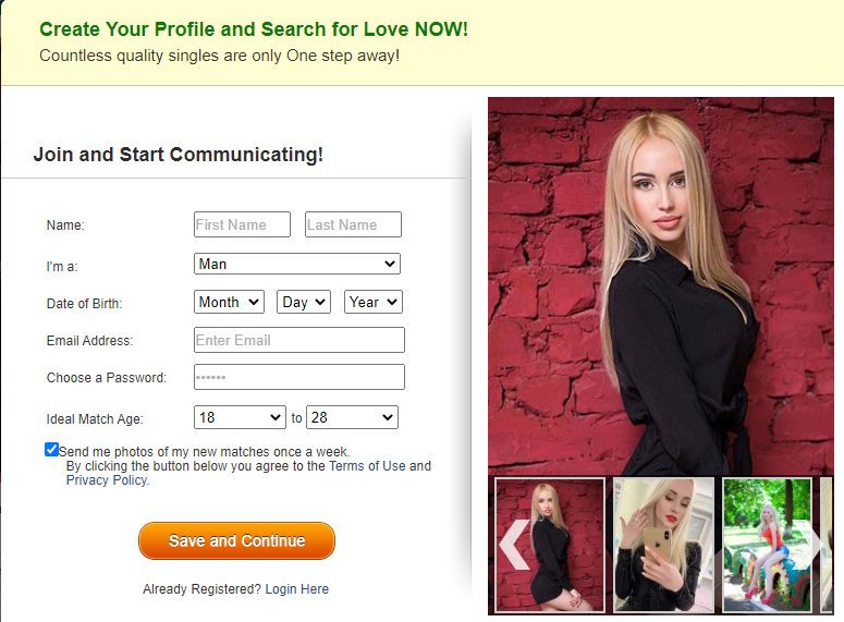 KissRussianBeauty create account