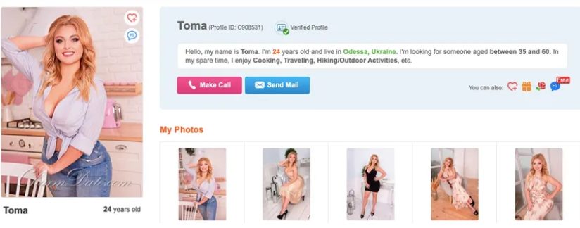 KissRussianBeauty woman profile