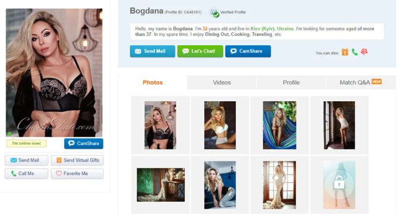 KissRussianBeauty girl profile